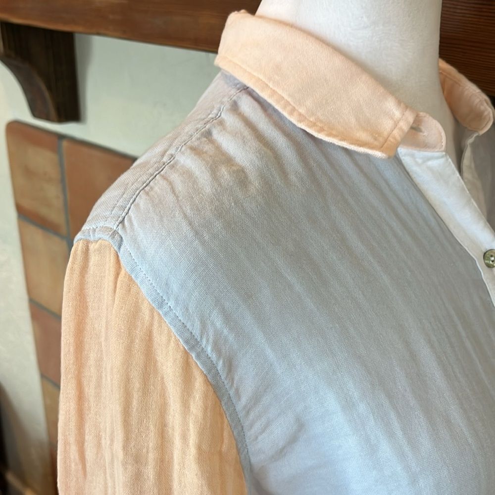 Rails Ellis Bermuda Color Block Button Front Shir… - image 5